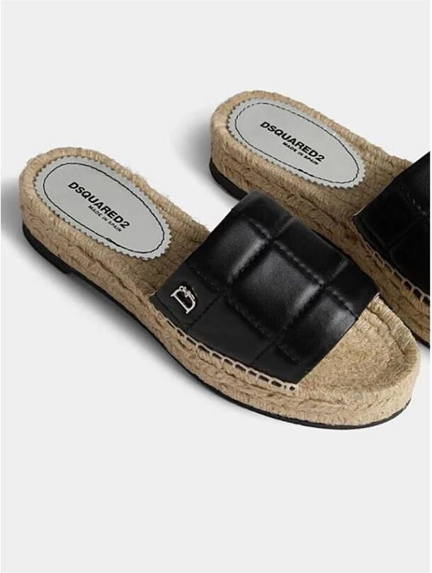 Dsquared2 Leather Espadrille Mules - Foto 2
