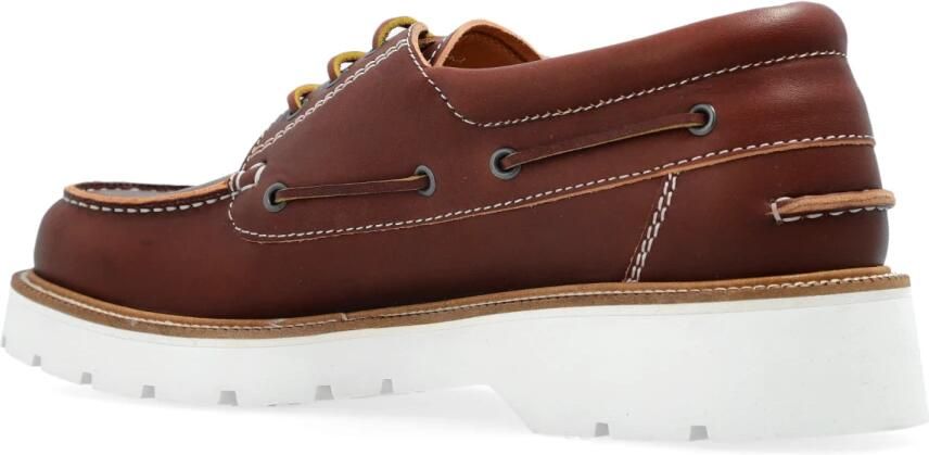 Dsquared2 Bruine Leren Veterschoenen - Foto 3
