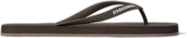 Dsquared2 Logo Flip Flops