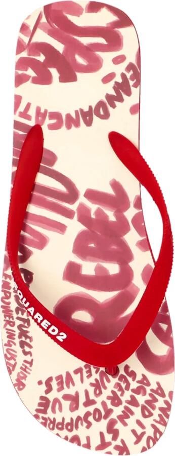 Dsquared2 Logo Slippers - Foto 2