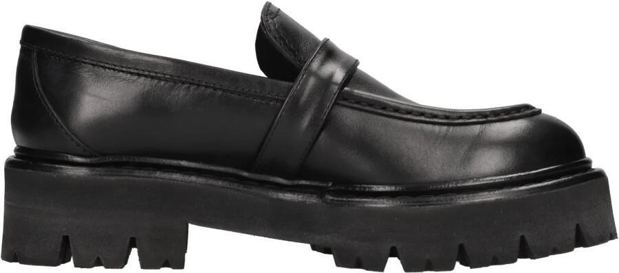 Dsquared2 Zwarte leren loafers met metalen gesp - Foto 4