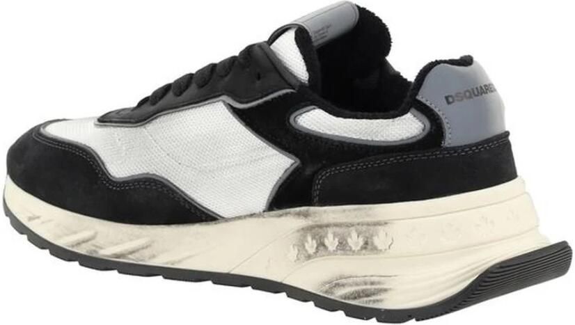 Dsquared2 Sprinter sneaker van kalfssuède met mesh details - Foto 3