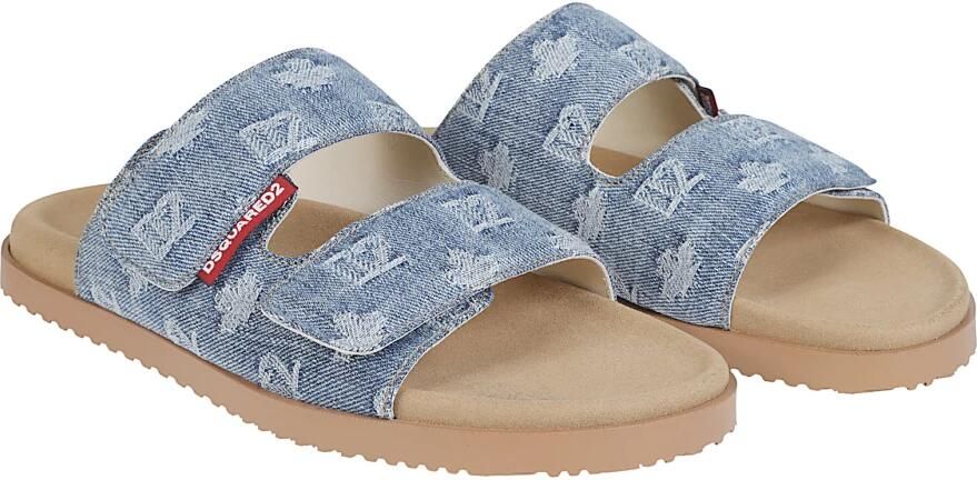 Dsquared2 Monogram Platte Sandalen - Foto 2