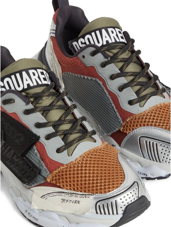 Dsquared2 Multicolor Faster Sneakers met Logo Patch