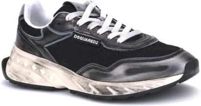 Dsquared2 Retro-Styled Panel Sneakers met Gestructureerde Zool