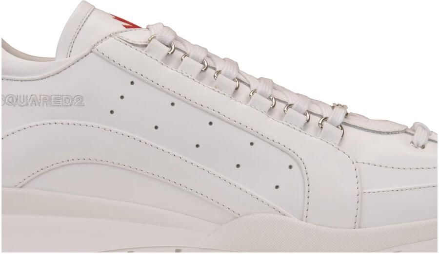 Dsquared2 Legendary sneaker van kalfsleer met suède details