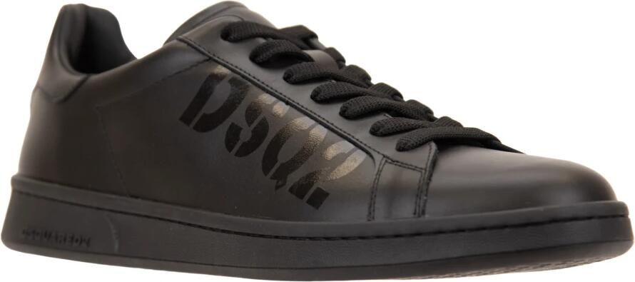 Dsquared2 Leren Logo Sneakers Black Heren - Foto 2