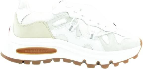 Dsquared2 Low-Top Sneakers Runds2 White Sneaker White in wit - Foto 7