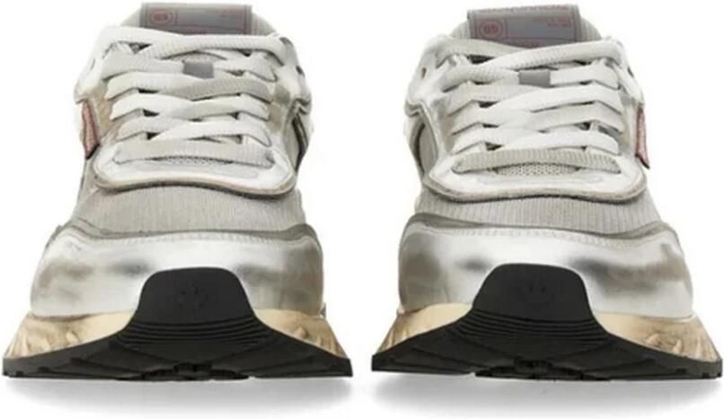 Dsquared2 Retro Vintage Panel Sneakers met Gestructureerde Zool White Heren - Foto 4