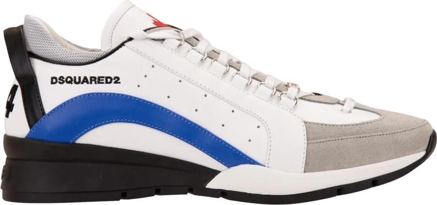 Dsquared2 Legendary sneaker van kalfsleer met suède details - Foto 4