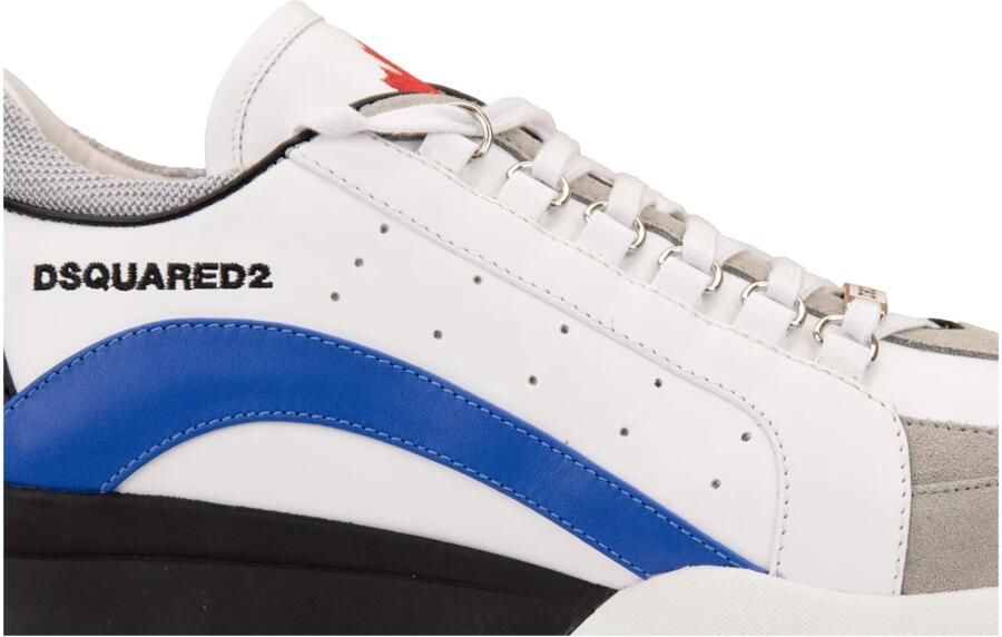 Dsquared2 Legendary sneaker van kalfsleer met suède details - Foto 2