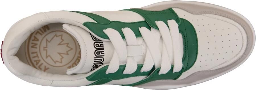 Dsquared2 Spiker sneaker van kalfsleer met logo - Foto 3
