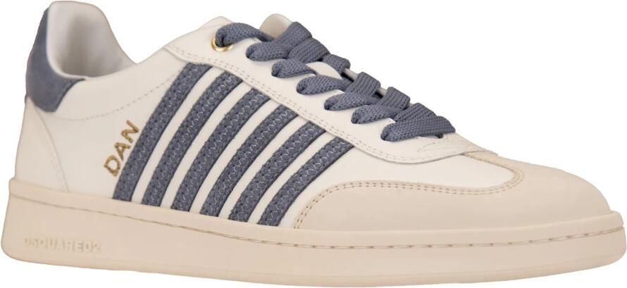 Dsquared2 Leren en suède sneakers in blauw - Foto 3