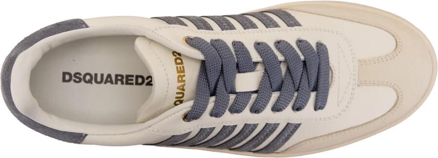 Dsquared2 Leren en suède sneakers in blauw - Foto 5