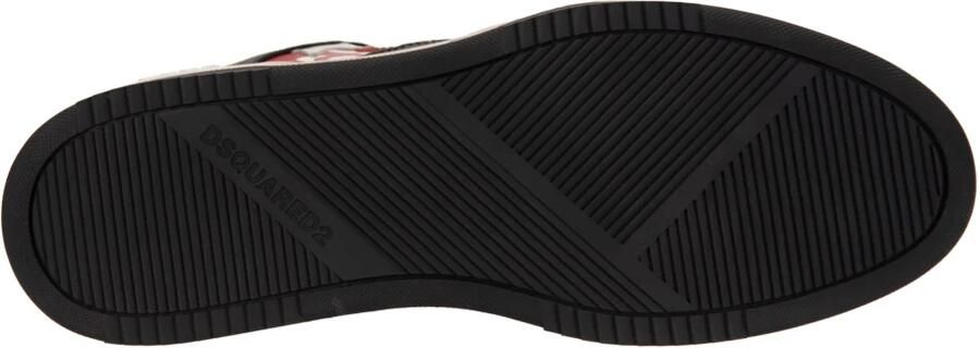 Dsquared2 Zwarte Sneakers met Distressed Effect en Logo op de Hiel in Leer Black Heren - Foto 4