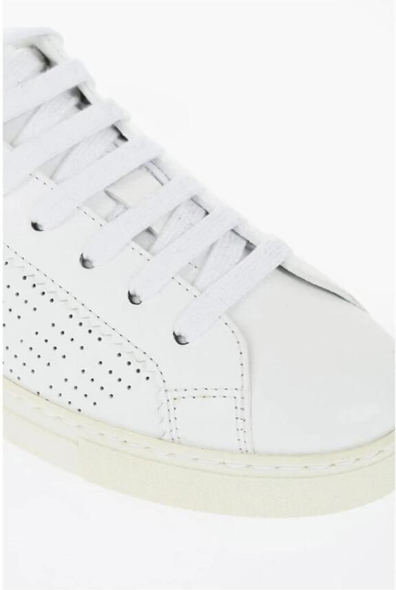 Dsquared2 Witte Leren Veterschoenen - Foto 2