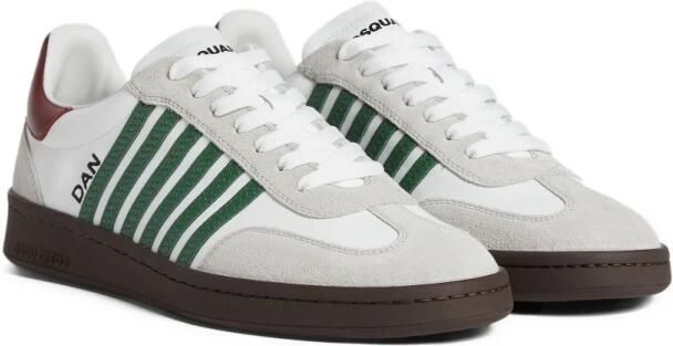 Dsquared2 Witte Sneakers met Streepdetail