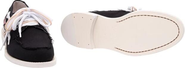 Dsquared2 Zwarte bootschoenen canvas