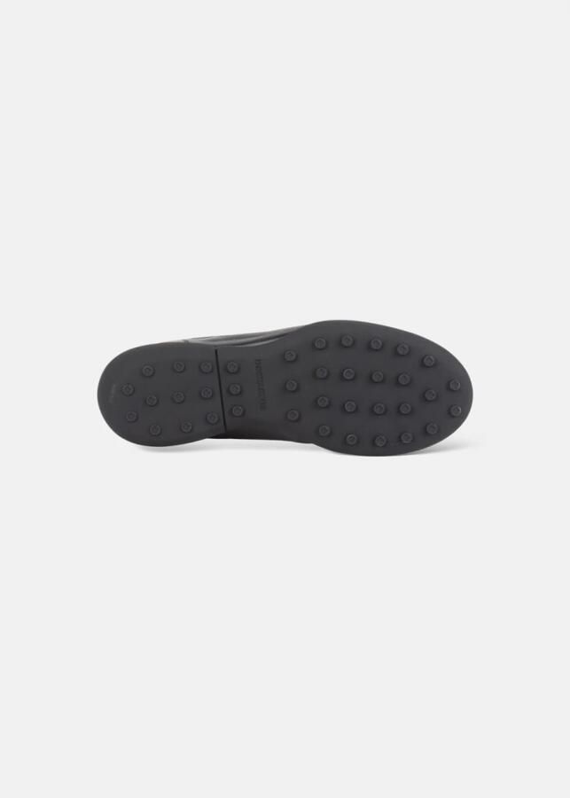 Dsquared2 Zwarte leren voetbal sneakers Stijlvol