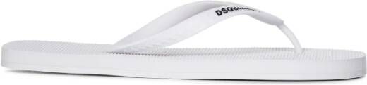 Dsquared2 Rubber flip-flops White Heren