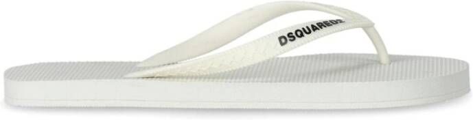 Dsquared2 Flip Flops White Heren