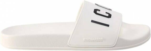 Dsquared2 Sandals With Icon Logo Wit Heren