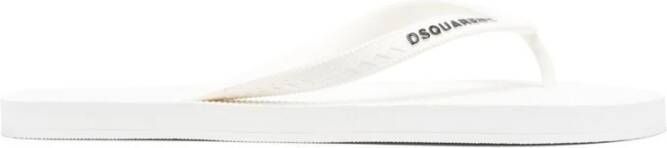 Dsquared2 Flip Flops Wit Heren