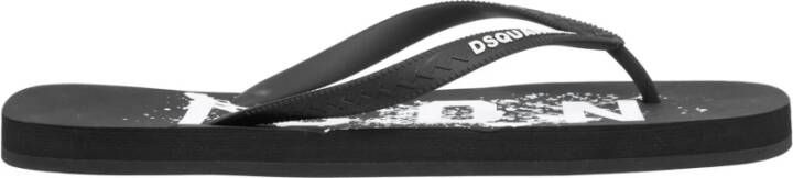 Dsquared2 Platte schoenen voor vrouwen Black Heren