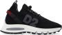 Dsquared2 Hardloopschoenen Sokachtig Vetersluitingontwerp Black - Thumbnail 1