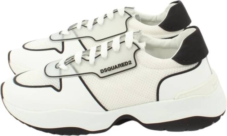 Dsquared2 Heren D24 Tecno Art Sneakers Wit Heren