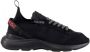 Dsquared2 Fly Zwarte Neopreen Sneaker Black Heren - Thumbnail 1