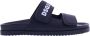 Dsquared2 Zwarte Leren Touch-Strap Sandalen Zwart Heren - Thumbnail 1