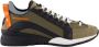 Dsquared2 Heren Legendary Sneaker Groen Oranje Multicolor Heren - Thumbnail 1