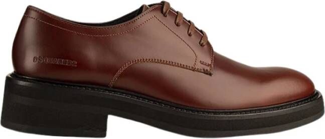 Dsquared2 Heren Schoenen van Camel Leer Brown Heren