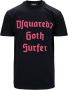 Dsquared2 Heren Slip-On T-Shirt met Ribboorden - Thumbnail 1