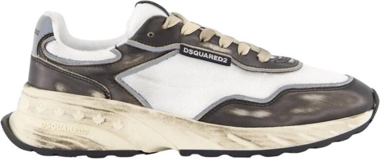 Dsquared2 Heren Sprinter Sneaker Zwart Wit