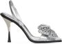 Dsquared2 Zilveren Sandalen met Strass Hoge Hakken Grijs Dames - Thumbnail 1