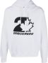 Dsquared2 Hoodie met Ribboord en chetten - Thumbnail 1