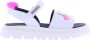 Dsquared2 Icon Leren Sandalen Forever Ic White - Thumbnail 3
