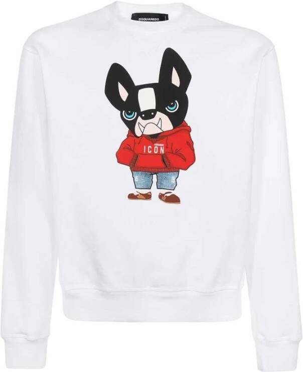 Dsquared2 Katoenen Sweatshirt met Geribde Boorden