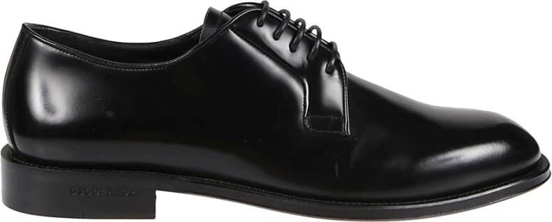 Dsquared2 Klassieke Derby Veterschoenen Black Heren