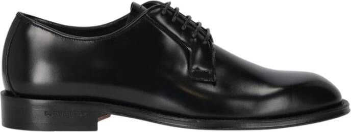 Dsquared2 Klassieke Zwarte Derby Schoen Black Heren