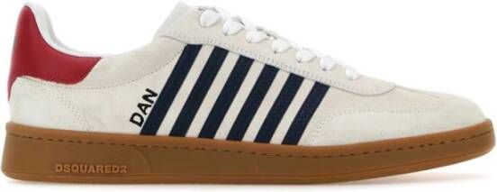 Dsquared2 Krijt Suède Boxer Sneakers