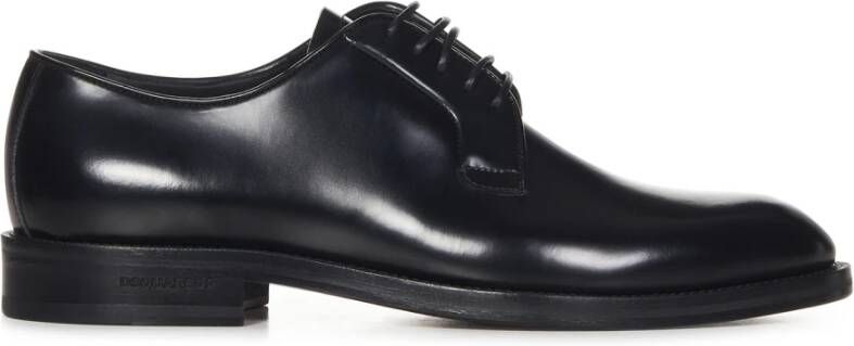 Dsquared2 Leather derby shoes Black Heren