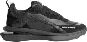 Dsquared2 Run sneaker van kalfsleer met suède details