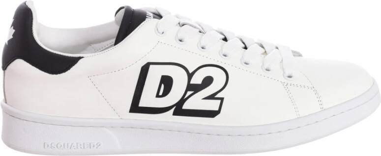 Dsquared2 Lage Sports Sneakers White Heren