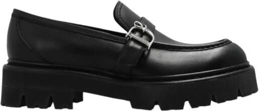 Dsquared2 Leather loafers Black Dames