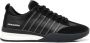 Dsquared2 Zwarte Leren Sneakers met Suède Detail Black Heren - Thumbnail 1