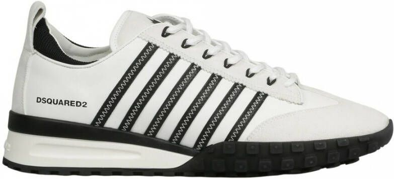 Dsquared2 Legend sneaker van kalfsleer met suède details - Foto 3