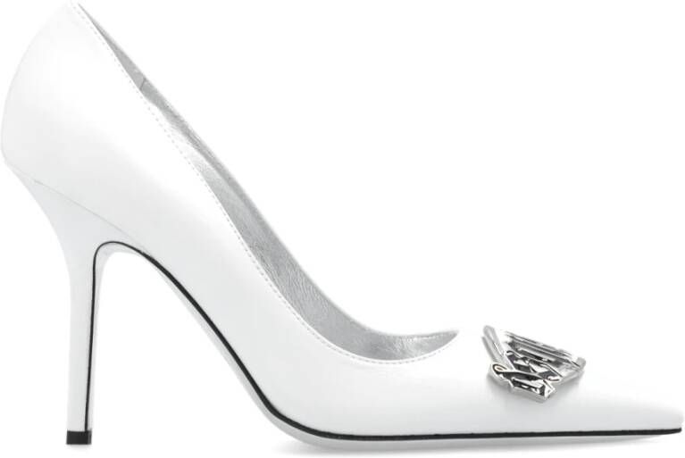 Dsquared2 Leren pumps White Dames